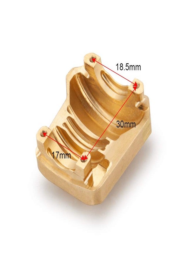 Benedict Harry 2PCS Brass Diff Cover Work on Front and Back Axel's for 1/10 TRX-4 RC Crawler Car - Image 3